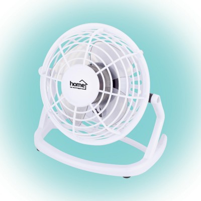 Ventilator de masa cu USB, 10 cm, alb - TF 10 USB/WH